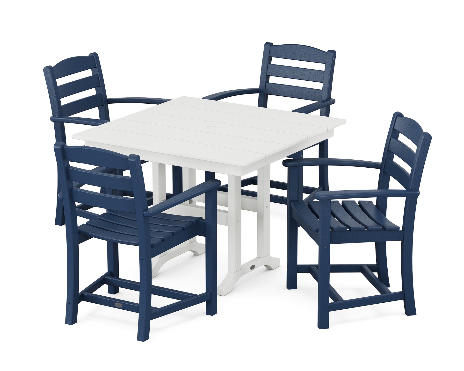 La Casa Café 5-Piece Farmhouse Dining Set