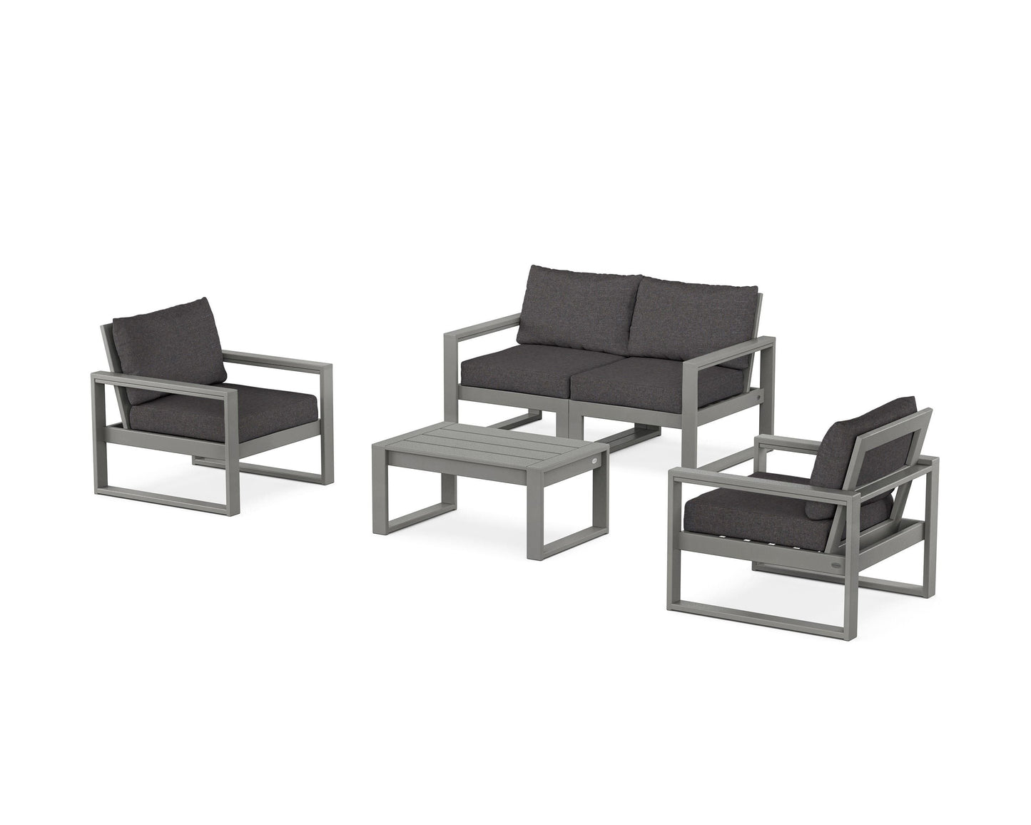 EDGE Sectional 4-Piece Deep Seating Set with Loveseat