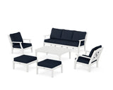 Chinoiserie 6-Piece Lounge Sofa Set