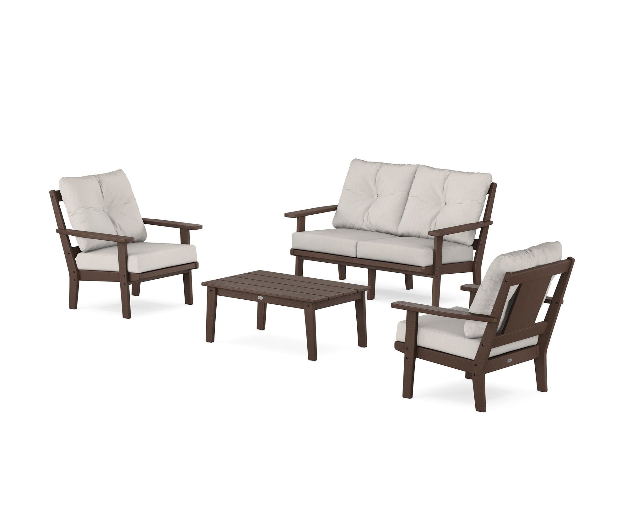 Prairie 4-Piece Deep Seating Set with Loveseat