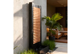 Exaco Zig Zag Copper Outdoor Water Fountain 63" Tall New