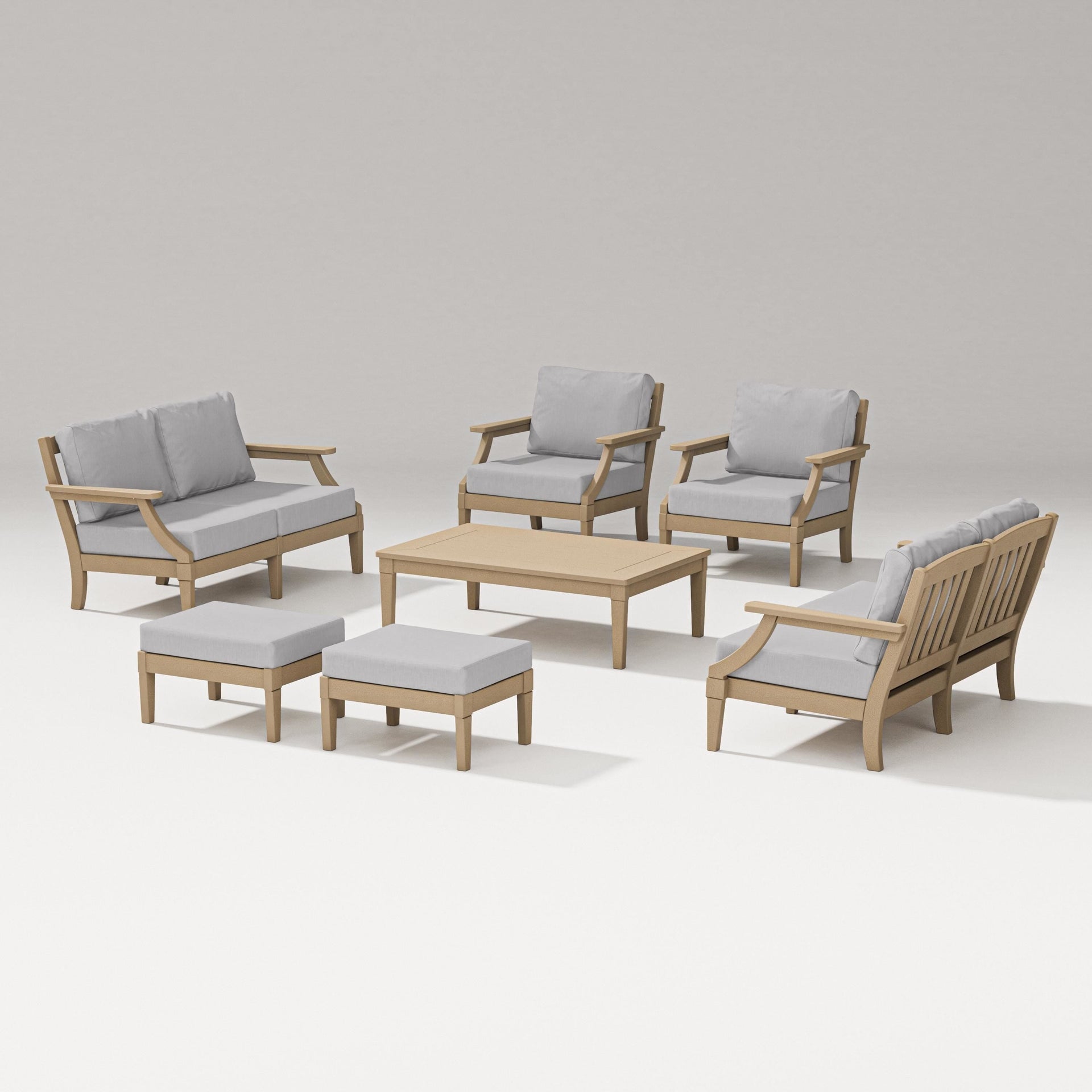 Estate 7-Piece Lounge Loveseat Set