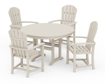 Palm Coast 5-Piece Round Farmhouse Dining Set