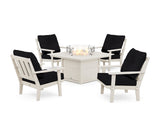 Oxford 5-Piece Deep Seating Set with Fire Pit Table