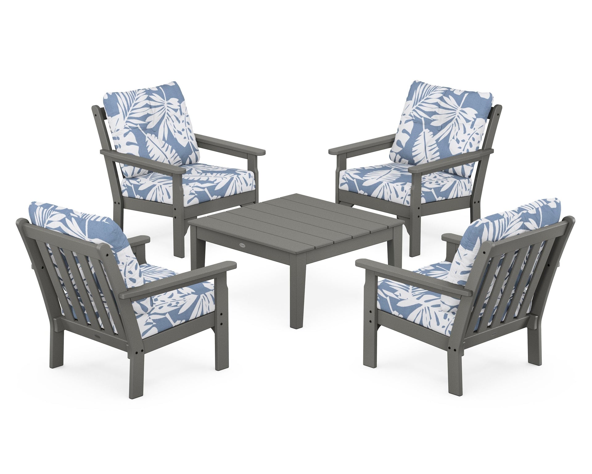 Vineyard 5-Piece Deep Seating Conversation Set