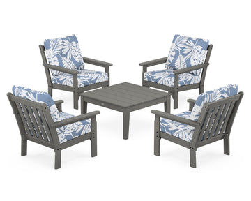 Vineyard 5-Piece Deep Seating Conversation Set