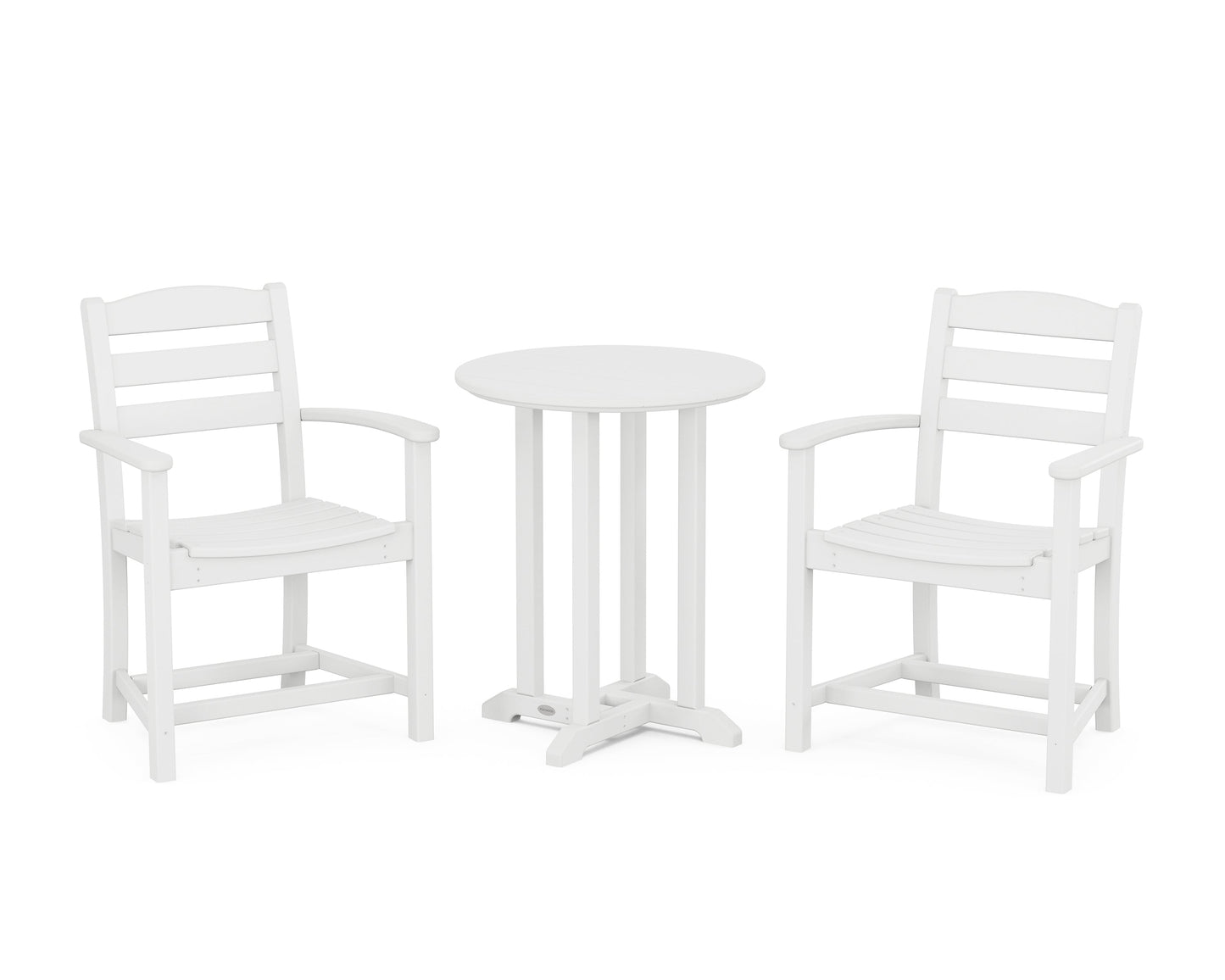 La Casa Café 3-Piece Round Bistro Dining Set