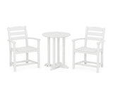 La Casa Café 3-Piece Round Bistro Dining Set
