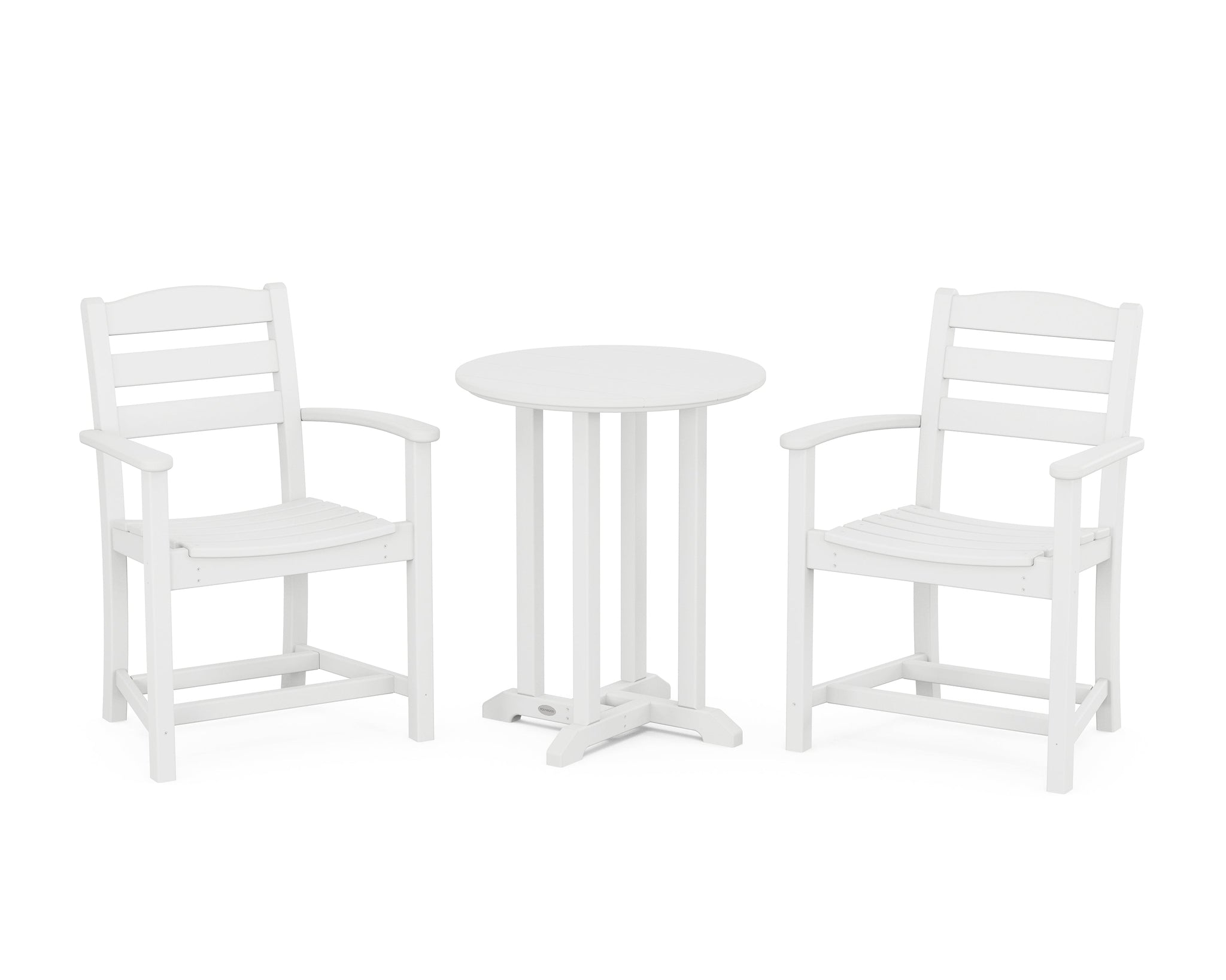 La Casa Café 3-Piece Round Bistro Dining Set