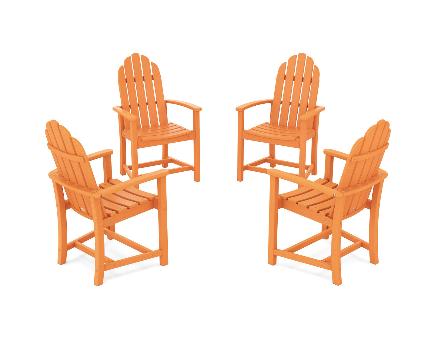 Classic 4-Piece Upright Adirondack Conversation Set