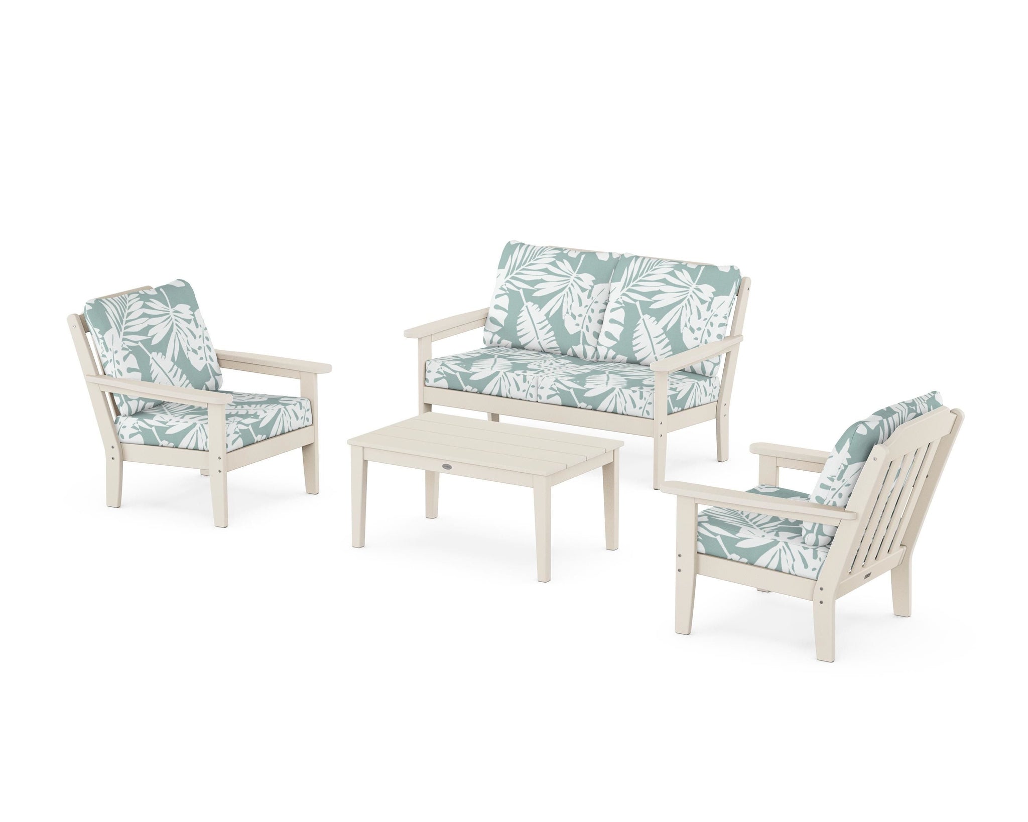 Cottage 4-Piece Deep Seating Set with Loveseat