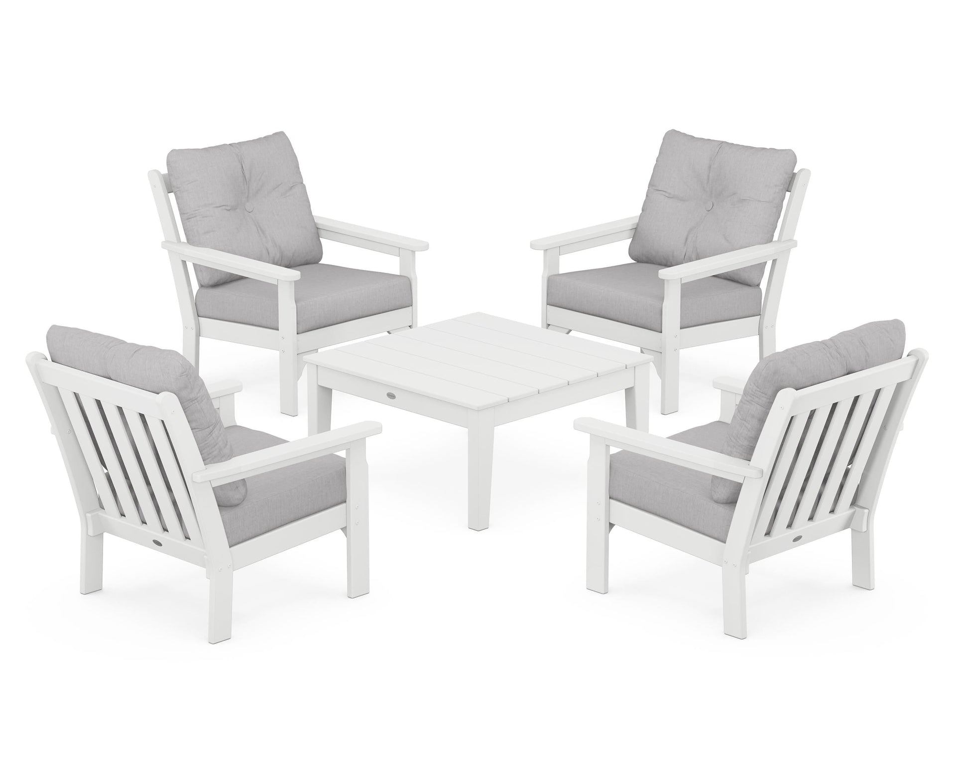 Vineyard 5-Piece Deep Seating Conversation Set