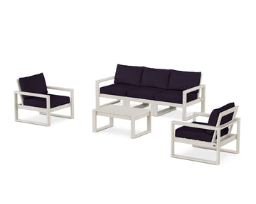 EDGE Sectional 4-Piece Deep Seating Set with Sofa