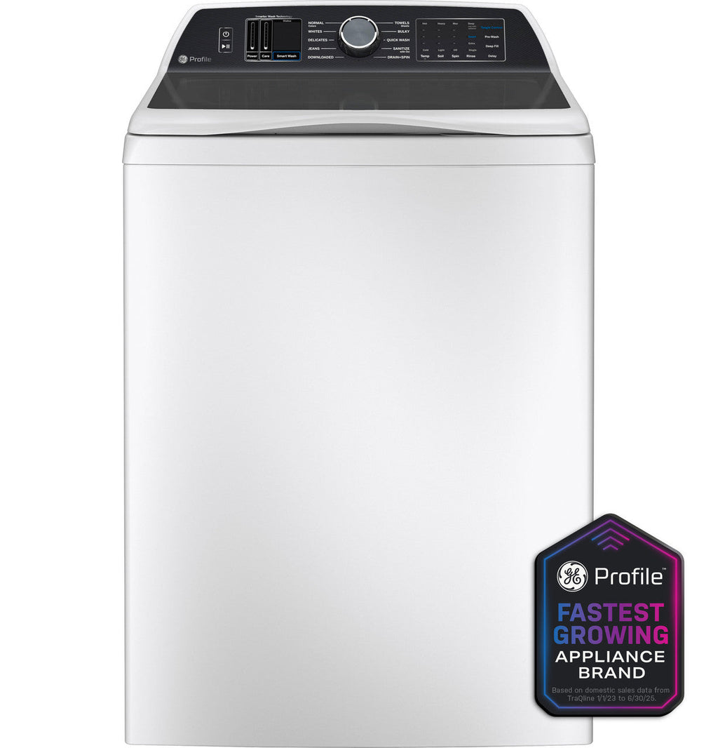 GE Profile™ ENERGY STAR® 5.3 cu. ft. Capacity Washer with Smarter Wash Technology and FlexDispense™