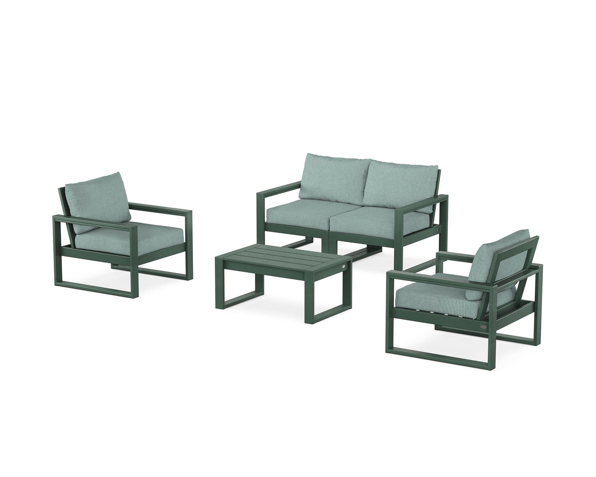 EDGE Sectional 4-Piece Deep Seating Set with Loveseat