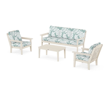 Cottage 4-Piece Deep Seating Set with Sofa