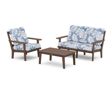 Oxford 3-Piece Deep Seating Set with Loveseat