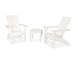 Modern 3-Piece Curveback  Adirondack Set