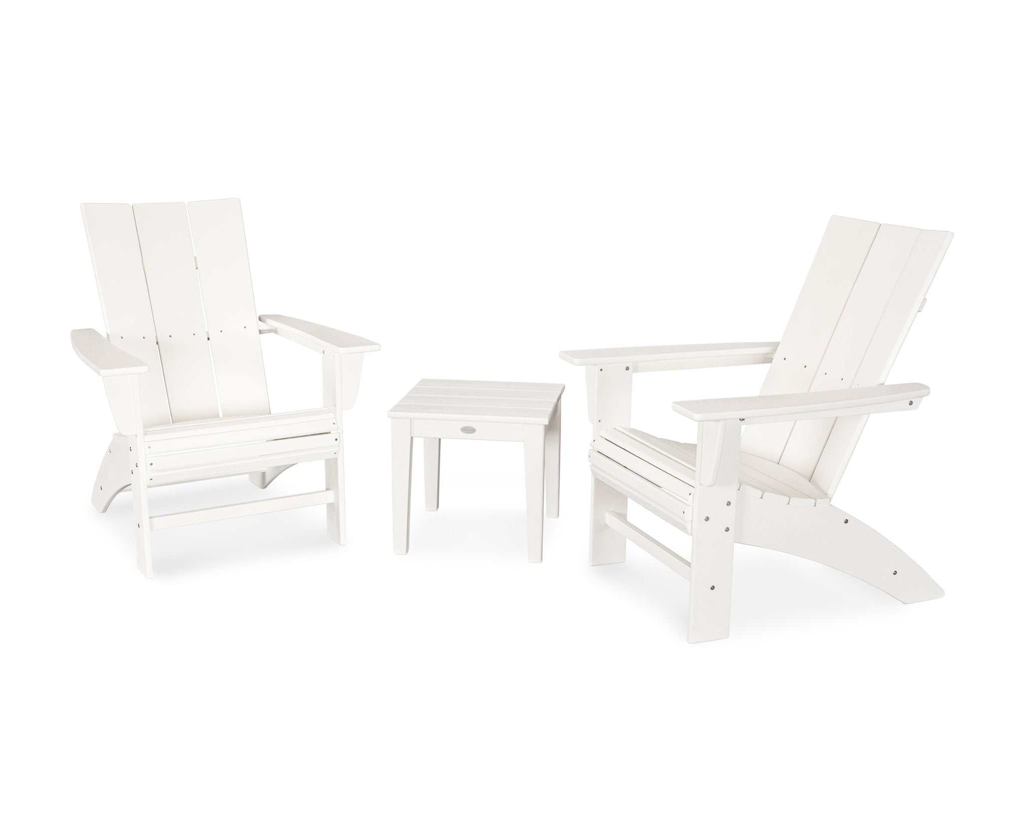 Modern 3-Piece Curveback  Adirondack Set
