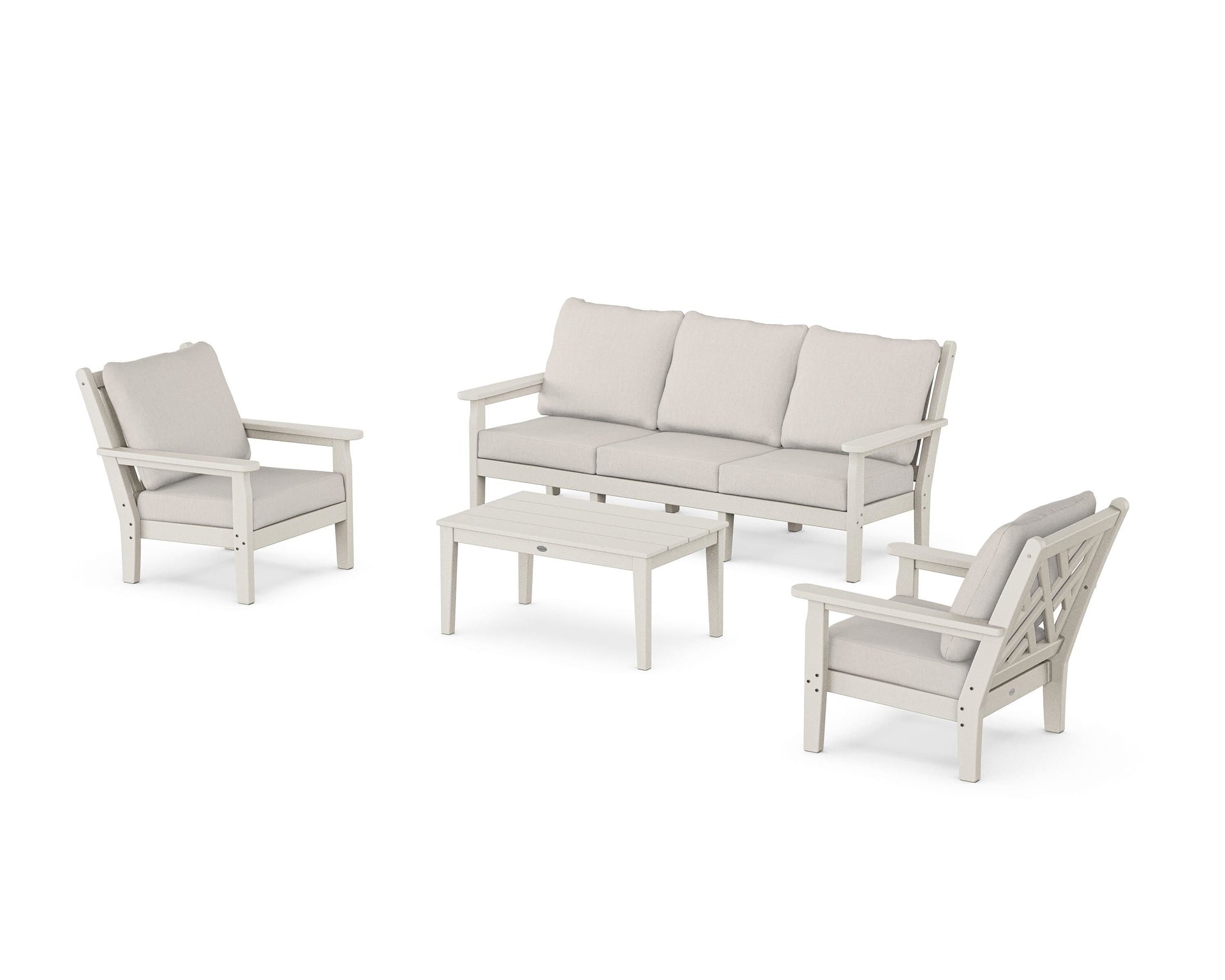 Chippendale 4-Piece Deep Seating Set with Sofa