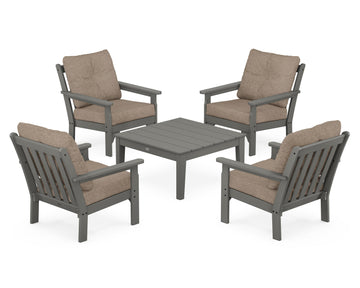 Vineyard 5-Piece Deep Seating Conversation Set