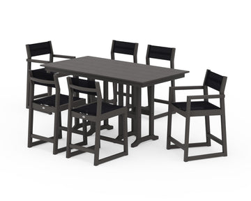 EDGE Sling 7-Piece Farmhouse Counter Set