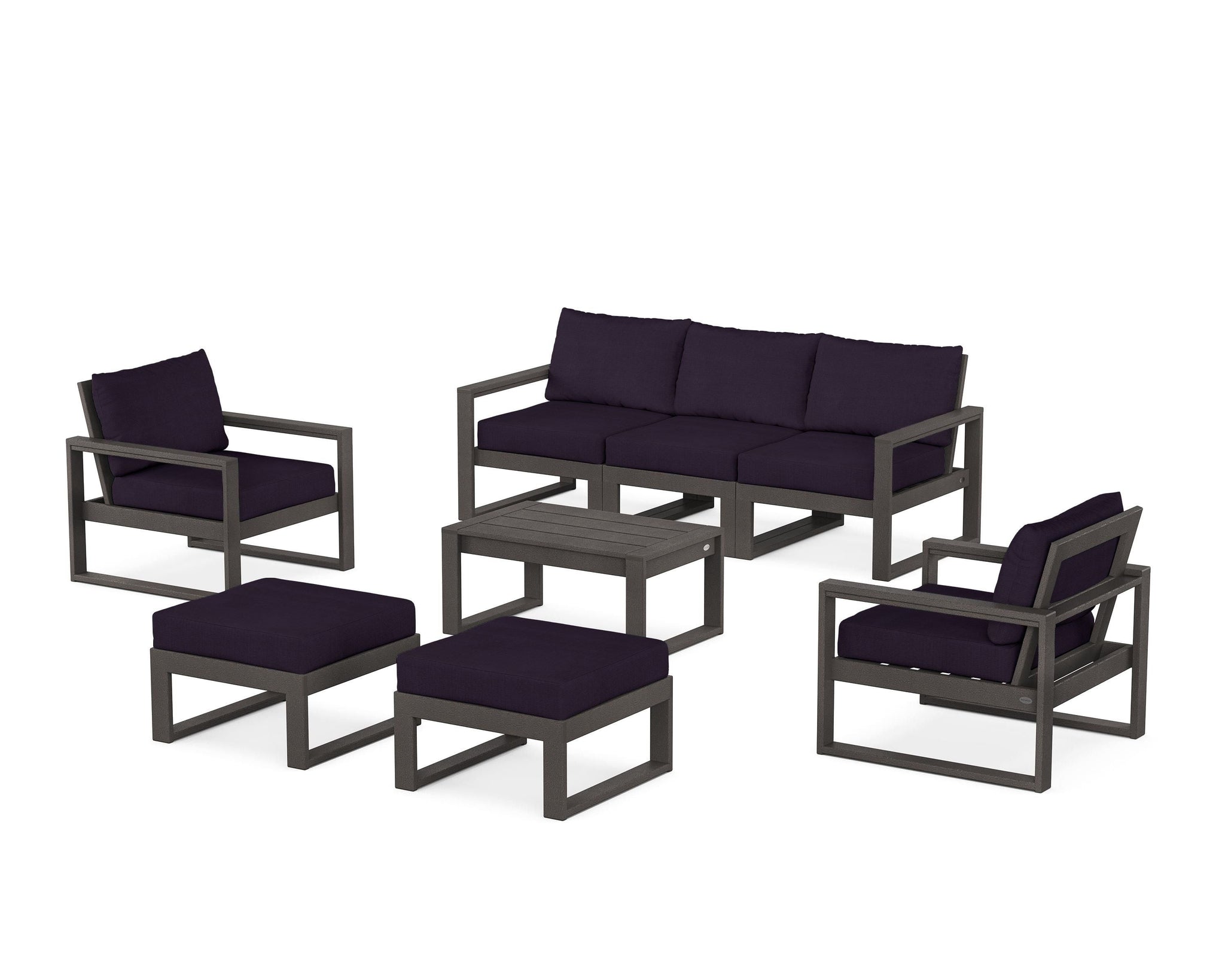 EDGE Sectional 8-Piece Lounge Sofa Set