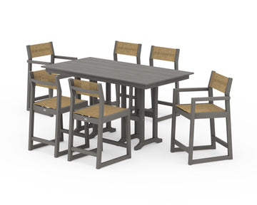 EDGE Sling 7-Piece Farmhouse Counter Set