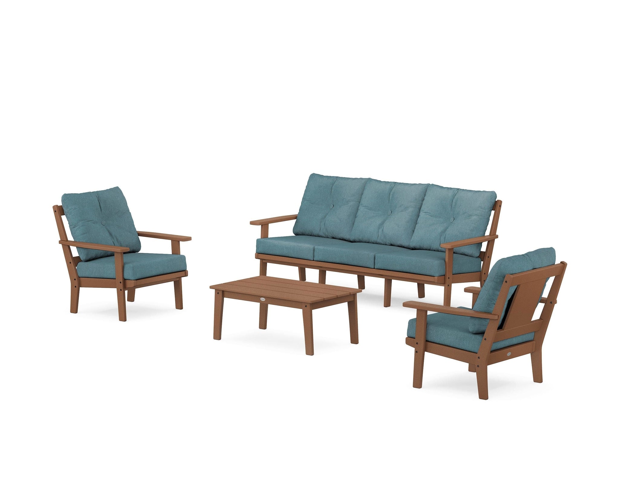 Prairie 4-Piece Deep Seating Set with Sofa