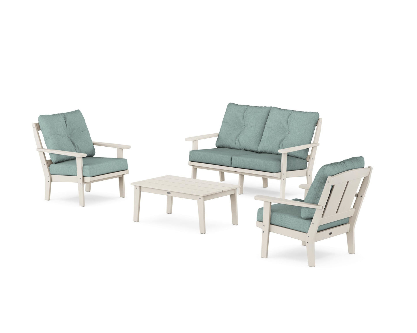 Mission 4-Piece Deep Seating Set with Loveseat