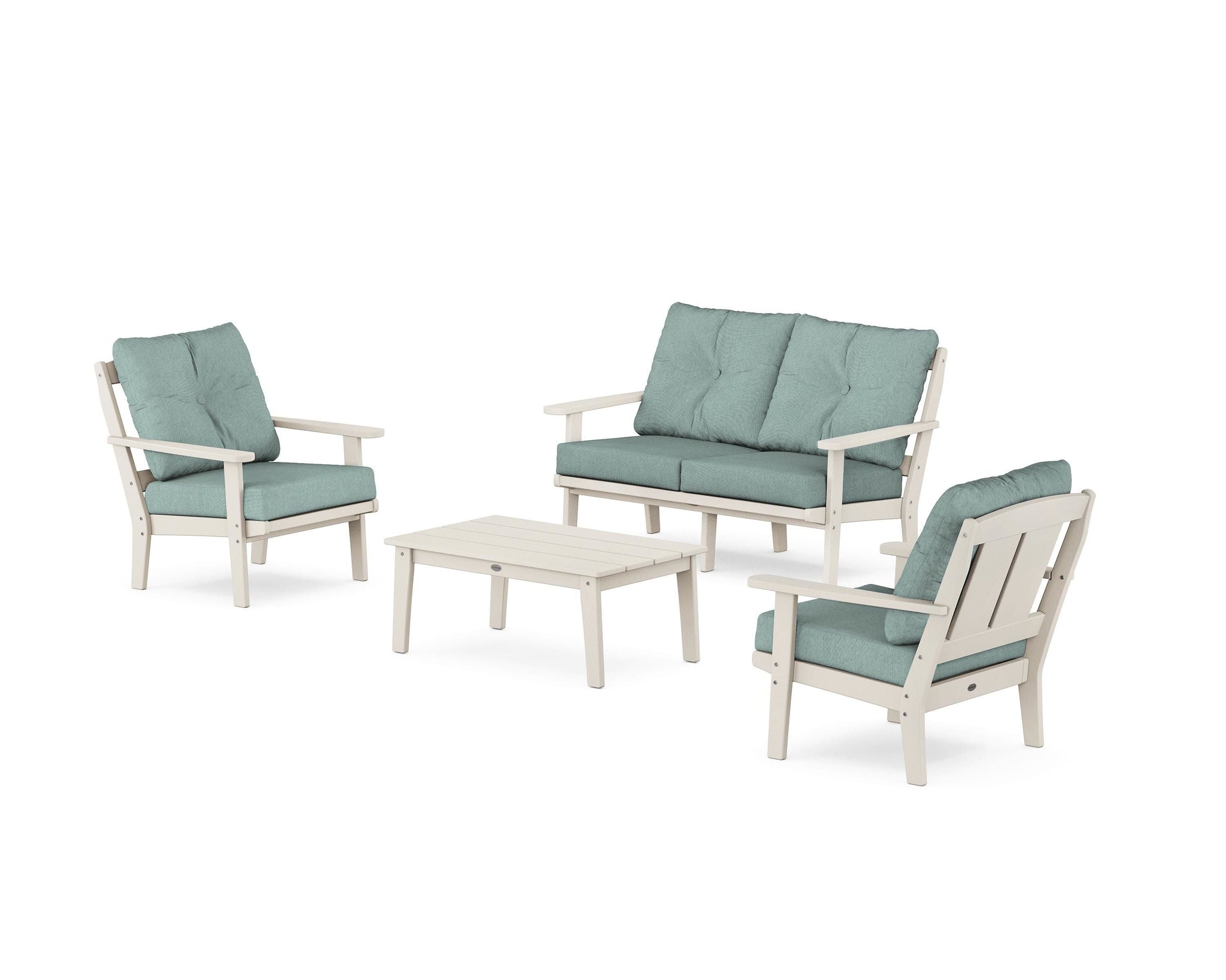 Mission 4-Piece Deep Seating Set with Loveseat