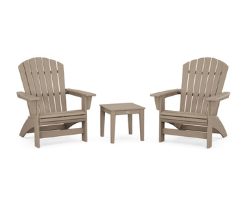 3-Piece Nautical Grand Adirondack Set