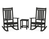 Estate 3-Piece Rocking Chair Set with Long Island 18" Side Table