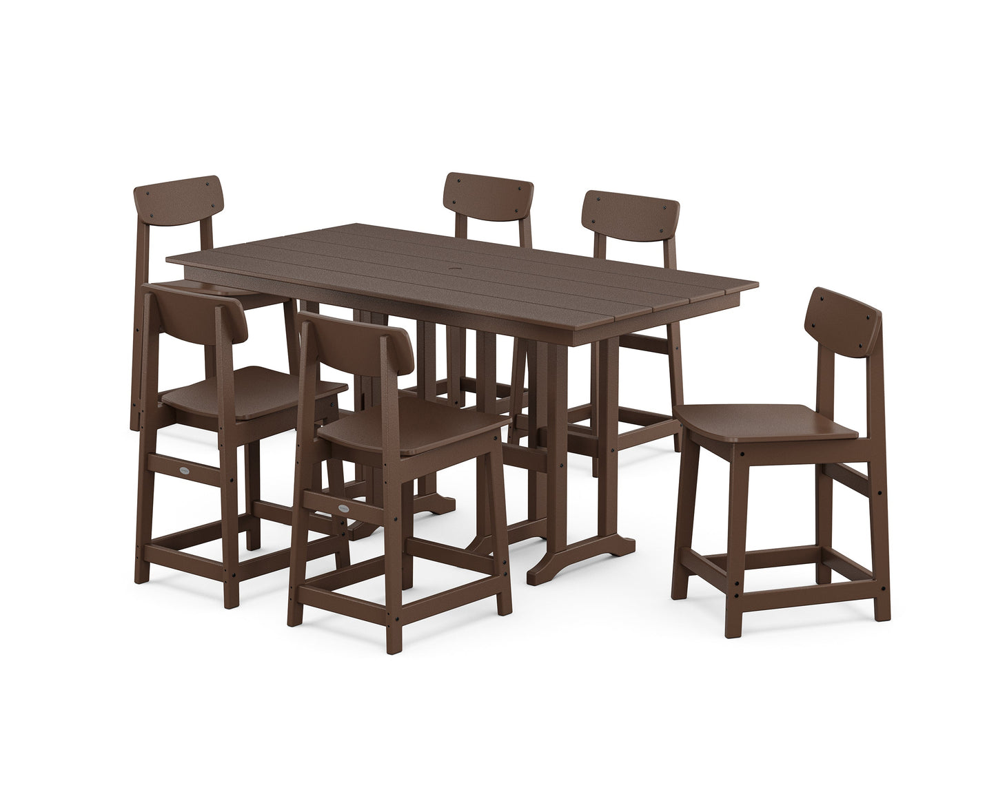 Modern Studio Urban Counter Chair 7-Piece Set