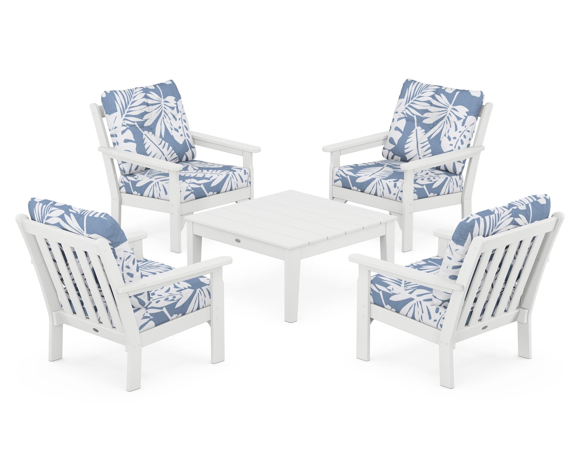 Vineyard 5-Piece Deep Seating Conversation Set