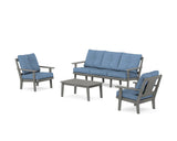 Prairie 4-Piece Deep Seating Set with Sofa