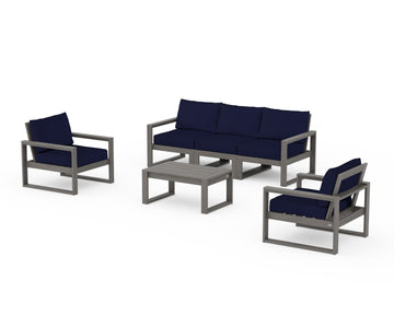 EDGE Sectional 4-Piece Deep Seating Set with Sofa