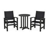 Coastal 3-Piece Round Bistro Dining Set