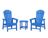 South Beach Casual Chair 3-Piece Set with 18" South Beach Side Table