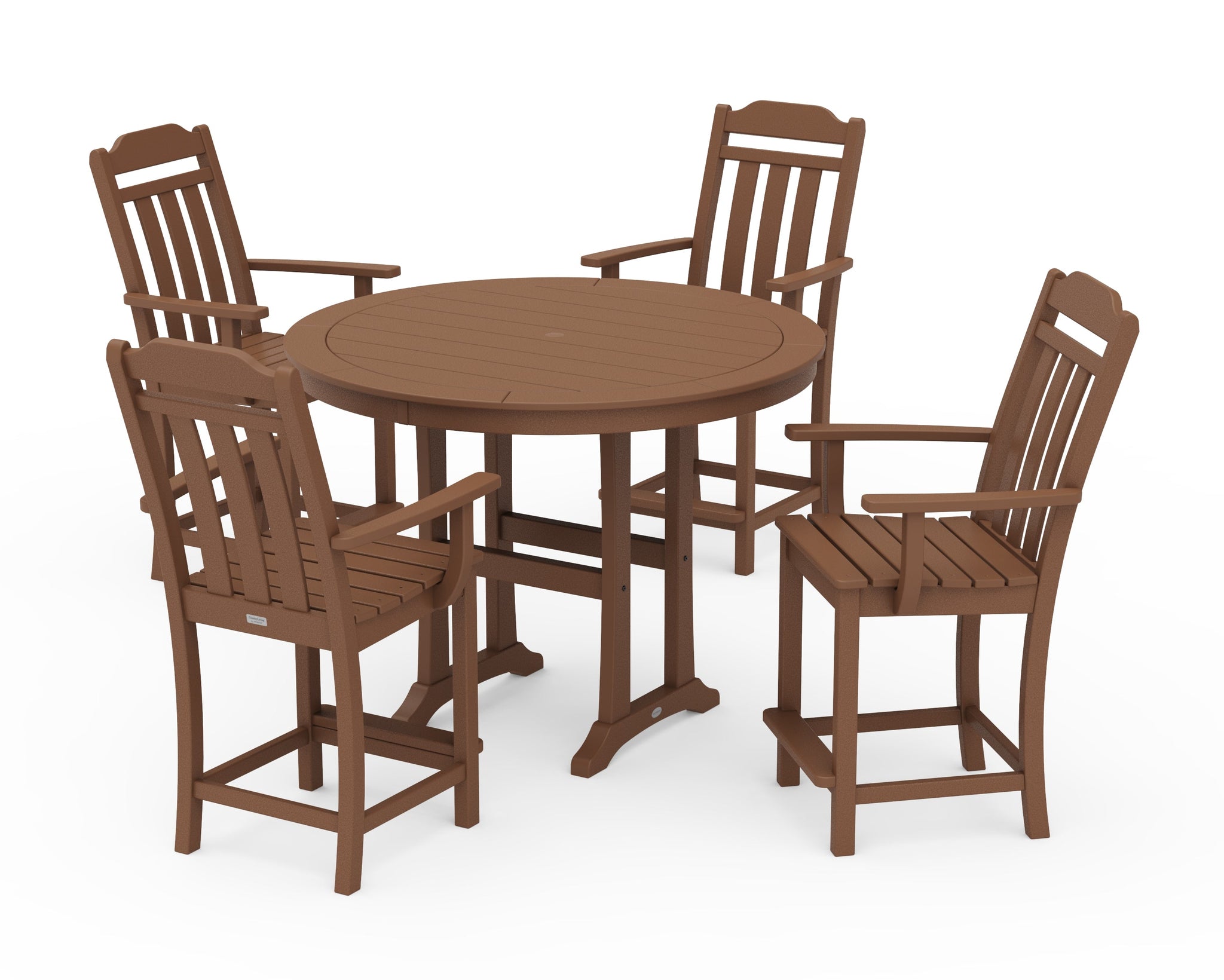 Cottage 5-Piece Round Counter Set
