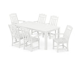 Cottage Arm Chair 7-Piece Parsons Dining Set
