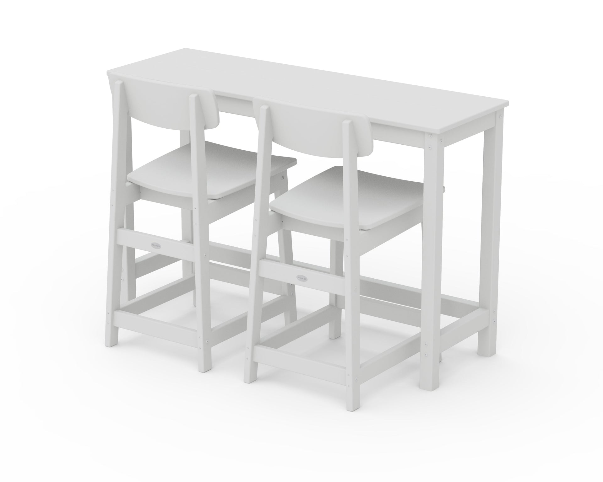 Modern Studio Urban Counter Chair 3-Piece Balcony Set