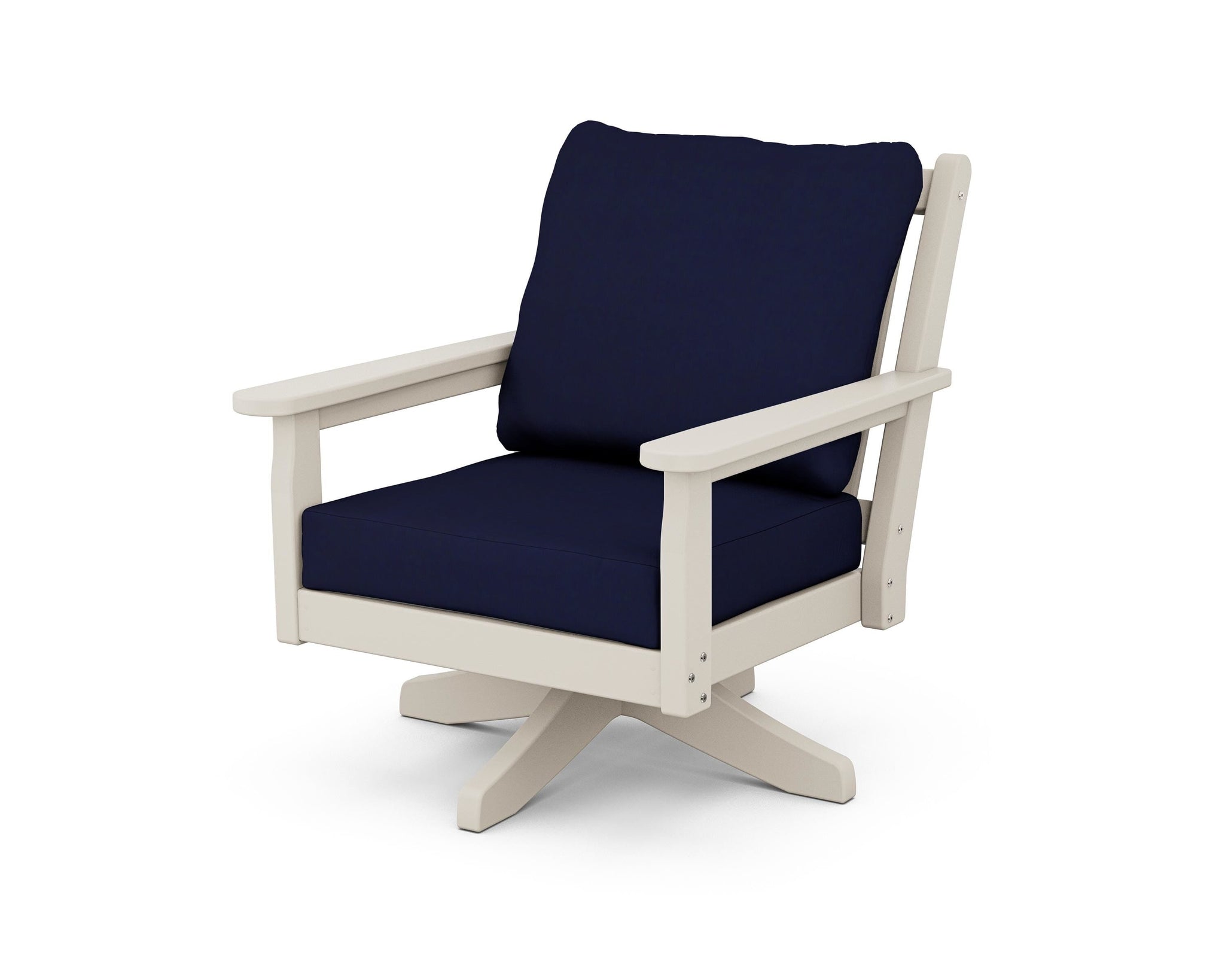 Chippendale Deep Seating Swivel Chair