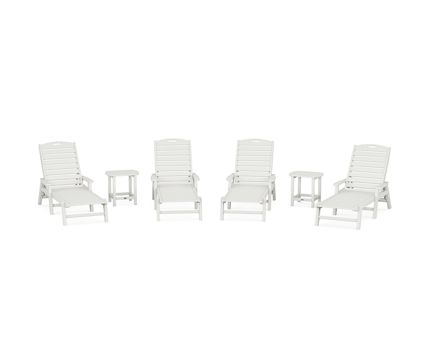 Nautical Chaise 6-Piece Set with Arms