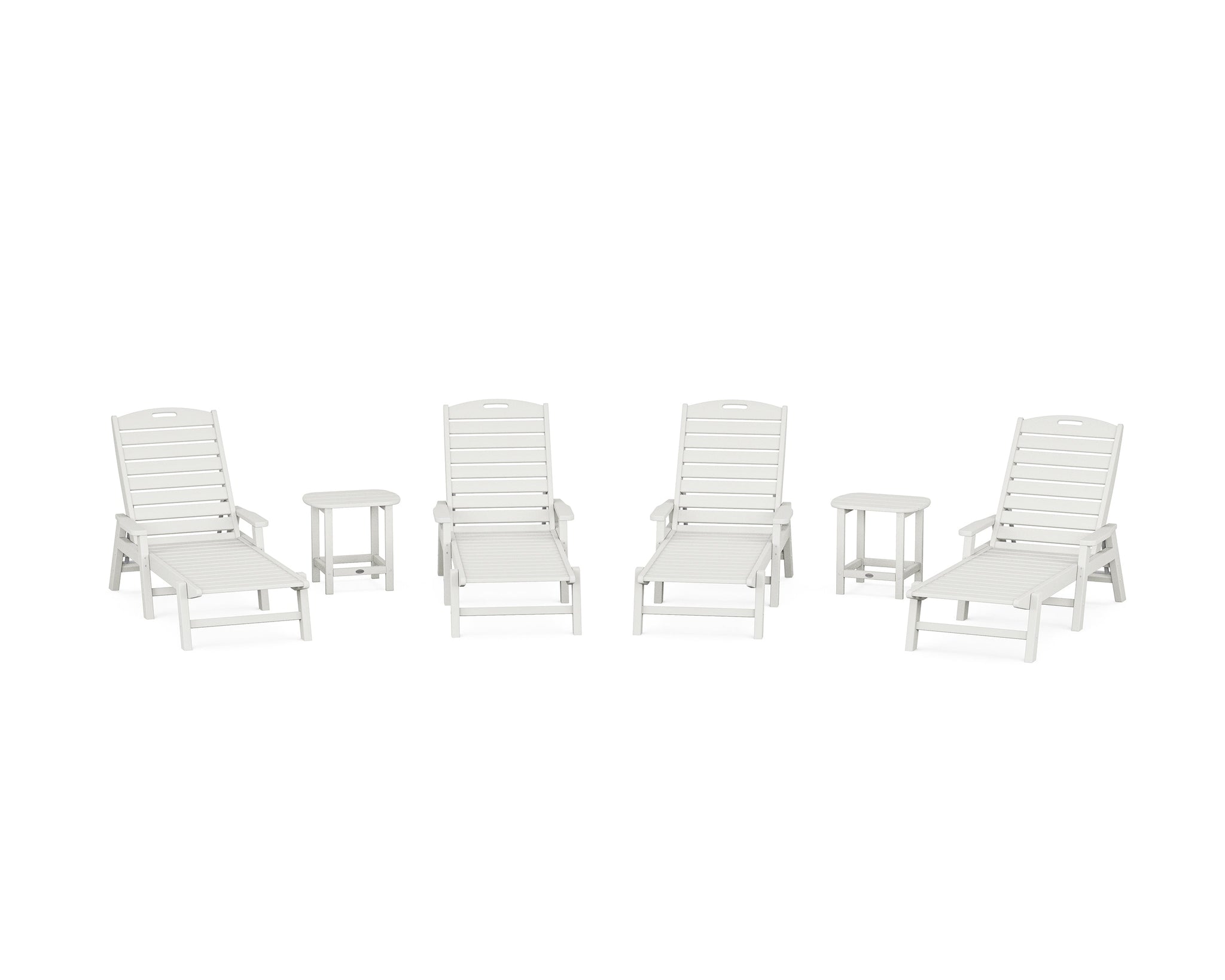 Nautical Chaise 6-Piece Set with Arms